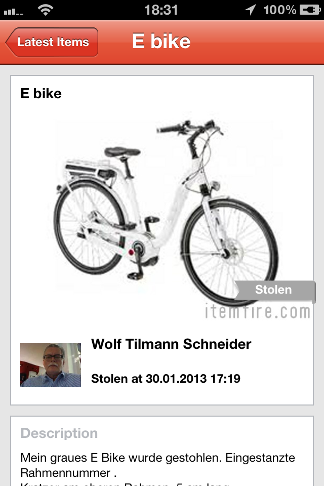 Image of itemfire for iPhone